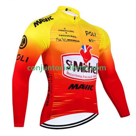 Maillot mangas largas St Michel Auber 93 Mavic 2024